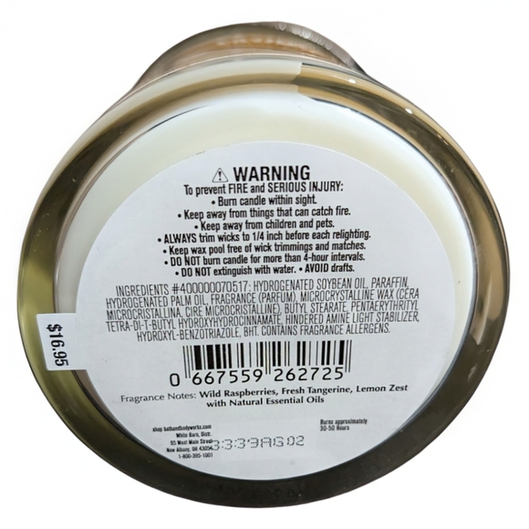 NEW Bath and Body Works Single Wick Candle - Picture 4 of 4